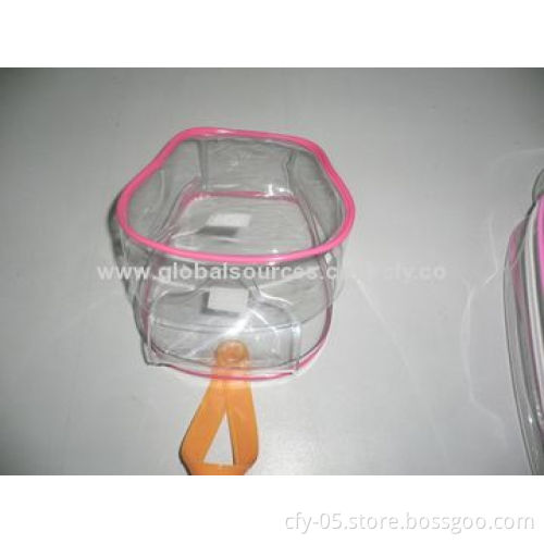 Wholesale Apple Shape Clear PVC Cosmetic Bag, OEM Service and Customer Logos Welcomed